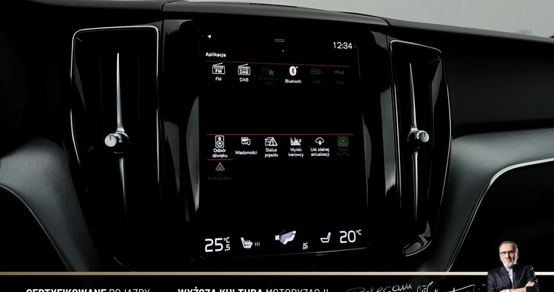 Volvo XC 60 cena 139898 przebieg: 109555, rok produkcji 2019 z Kępno małe 596